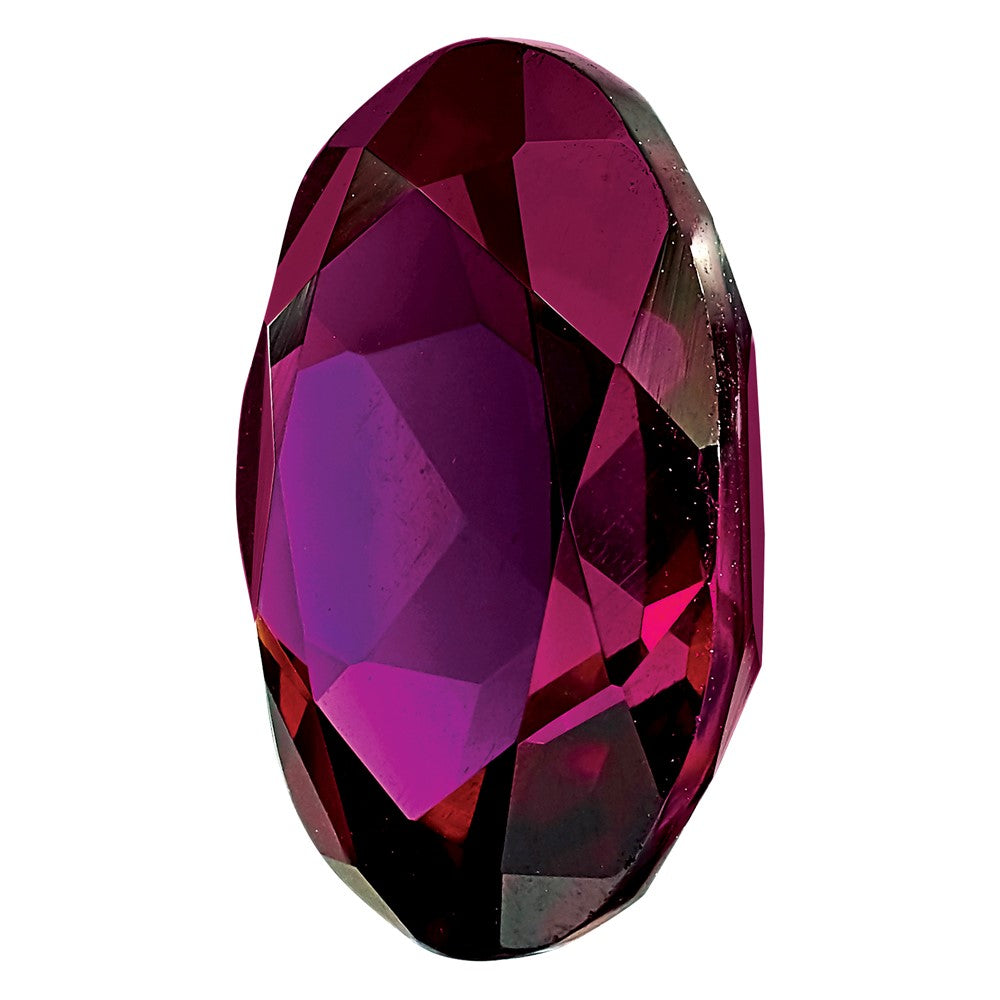 Edelstein Rhodolith Granat Aa Qualität 10x8mm Oval