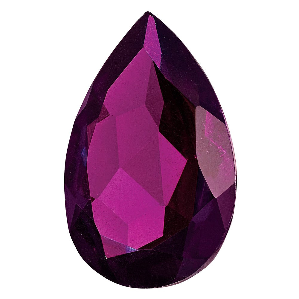 Edelstein Rhodolith Granat Aa Qualität 5x3mm Tropfen