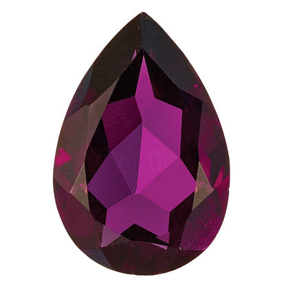 Edelstein Rhodolith Granat Aa Qualität 10x7mm Tropfen