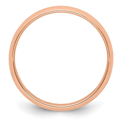 14k Roségold 5 mm halbrund Ehering
