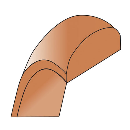 14K Roségold 2,5 mm Halbrund-Ehering