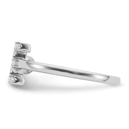 14K Weißgold 1/5 Karat Im Labor Gezüchtet Diamant Vs/si+ G+ Initiale E Verstellbar Ring