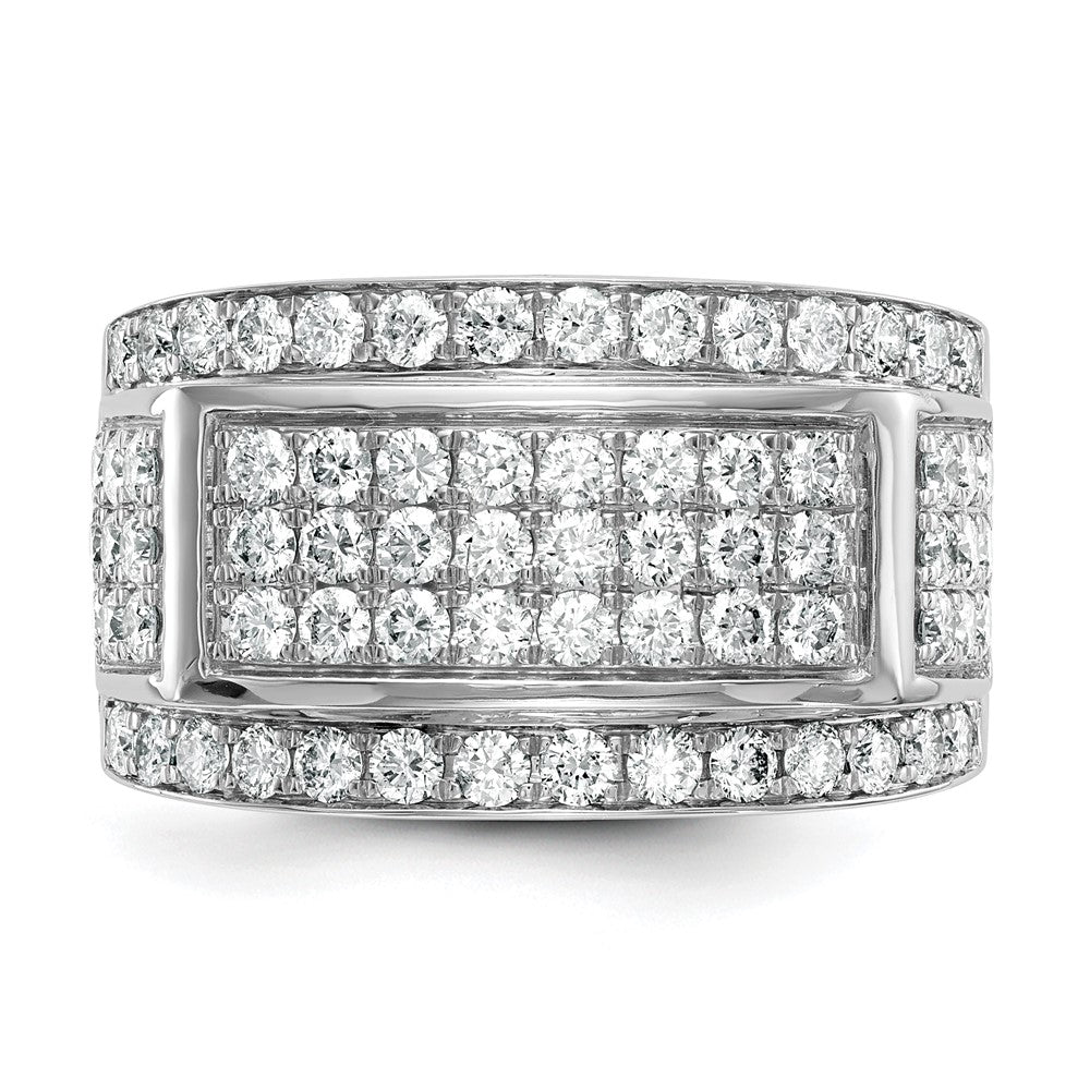True Origin 14K Weißgold 2 Karat Im Labor Gezüchtet Diamant Vs+ F+ Komplett Ring