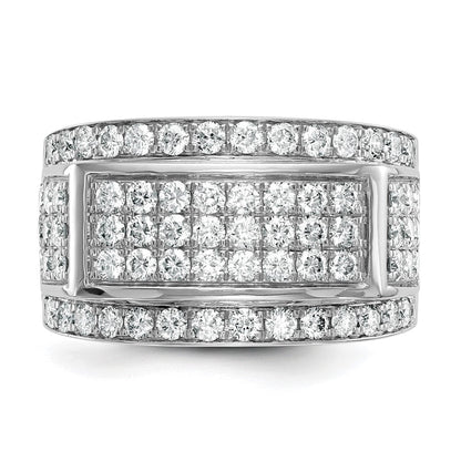 True Origin 14K Weißgold 2 Karat Im Labor Gezüchtet Diamant Vs+ F+ Komplett Ring