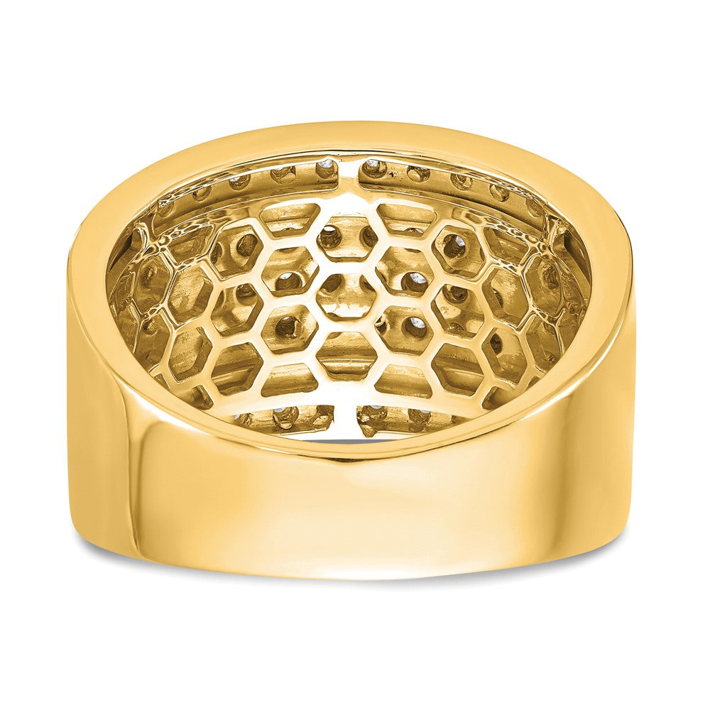 14K Gelbgold True Origin 2 Karat Im Labor Gezüchtet Diamant Vs Def Ring