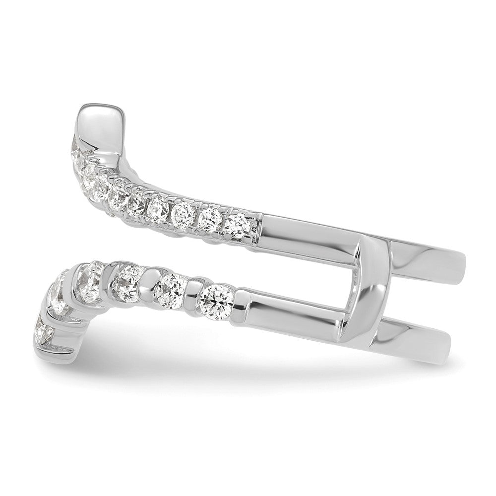 14K Weißgold 3/4 Karat Im Labor Gezüchtet Diamant Vs/si+ G+ Komplett Ring Guard (size 7 Nur)