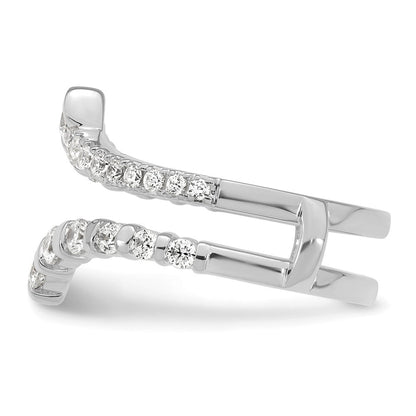 14K Weißgold 3/4 Karat Im Labor Gezüchtet Diamant Vs/si+ G+ Komplett Ring Guard (size 7 Nur)