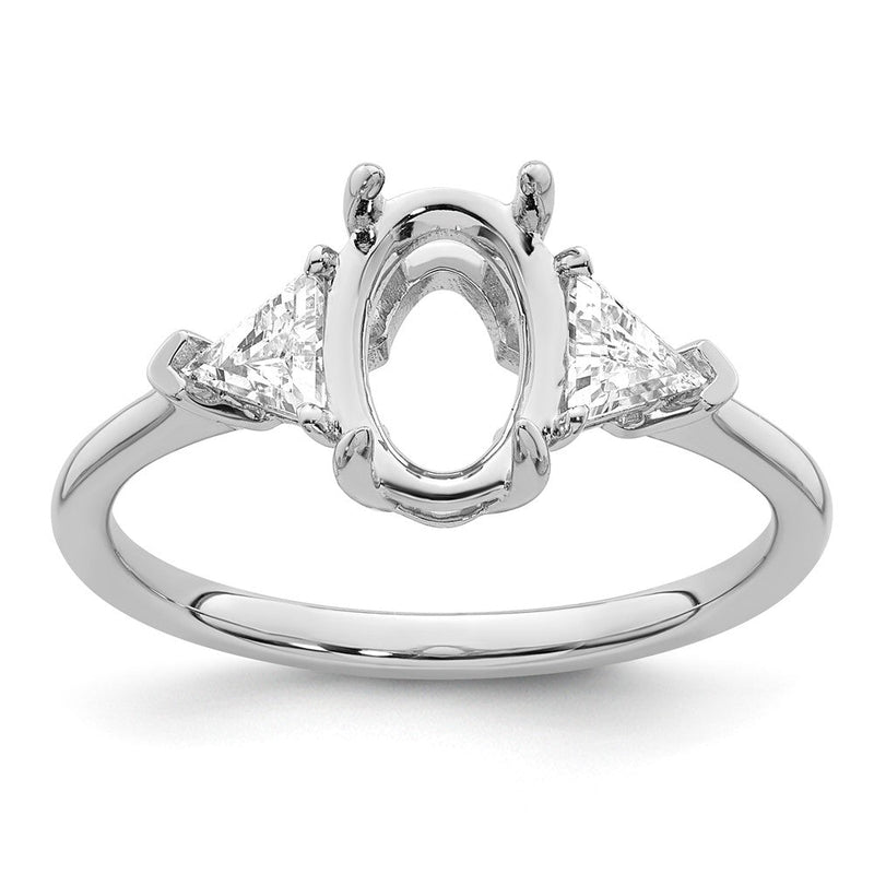 14K Weißgold 2 Karat Zertifiziert Im Labor Gezüchtet Diamant Vs+ F+ Komplett Oval und Trillant Dreistein Verlobungsring