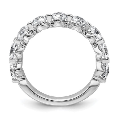 14K Weißgold True Origin 2 1/4 Karat Im Labor Gezüchtet Diamant Vs D E F Komplett Nine Stein Ring