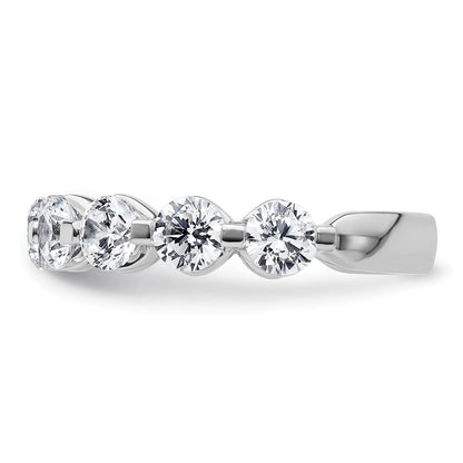 14K Weißgold True Origin 2 1/4 Karat Im Labor Gezüchtet Diamant Vs D E F Komplett Nine Stein Ring