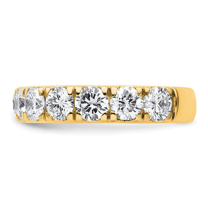 14K Gelbgold True Origin 3 Karat Im Labor Gezüchtet Diamant Vs D E F Komplett Eleven Stein Ring