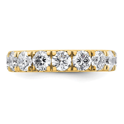 14K Gelbgold True Origin 3 Karat Im Labor Gezüchtet Diamant Vs D E F Komplett Eleven Stein Ring