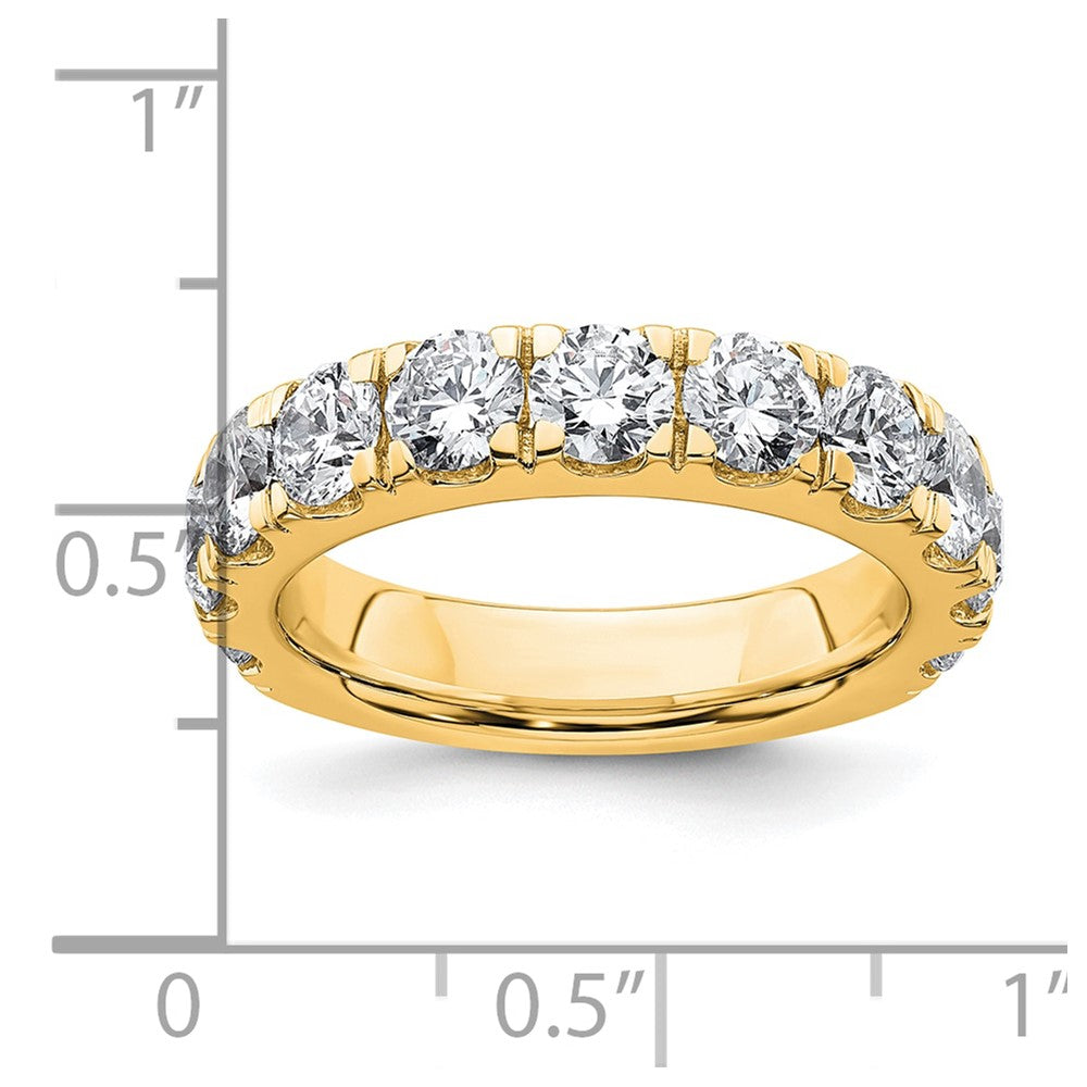 14K Gelbgold True Origin 3 Karat Im Labor Gezüchtet Diamant Vs D E F Komplett Eleven Stein Ring