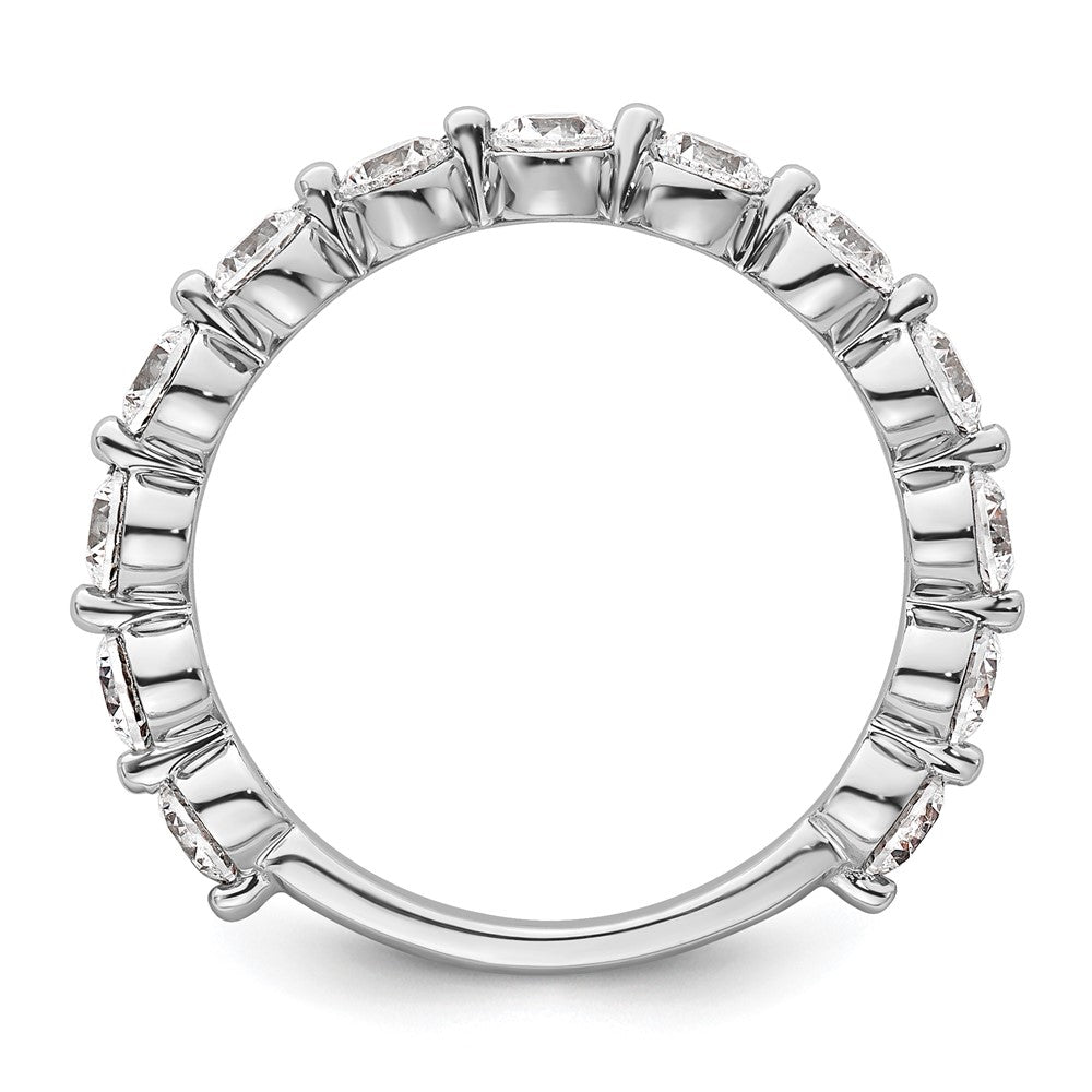 True Origin 14K Weißgold 1 1/2 Karat Im Labor Gezüchtet Diamant Vs+ F+ Komplett Rund Thirteen Stein Ring