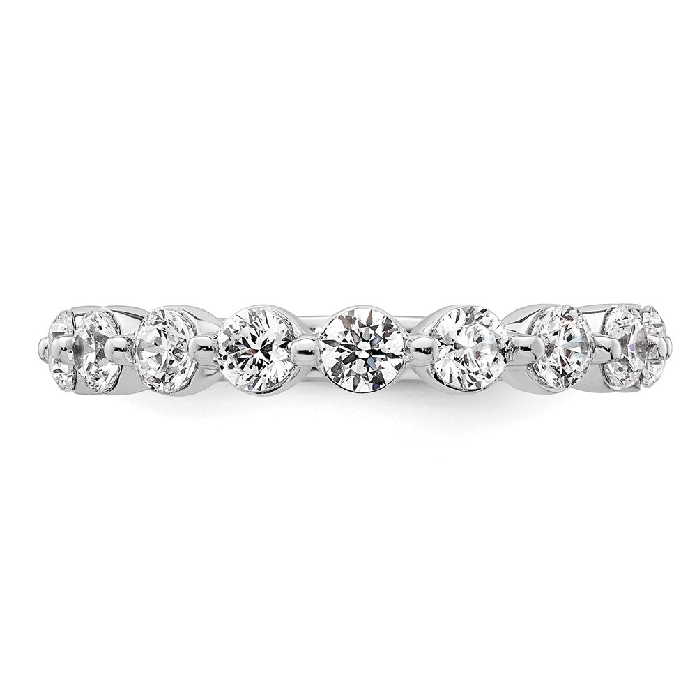 True Origin 14K Weißgold 1 1/2 Karat Im Labor Gezüchtet Diamant Vs+ F+ Komplett Rund Thirteen Stein Ring