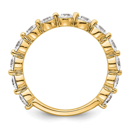 14K Gelbgold True Origin 1 1/2 Karat Im Labor Gezüchtet Diamant Vs D E F Komplett Thirteen Stein Ring