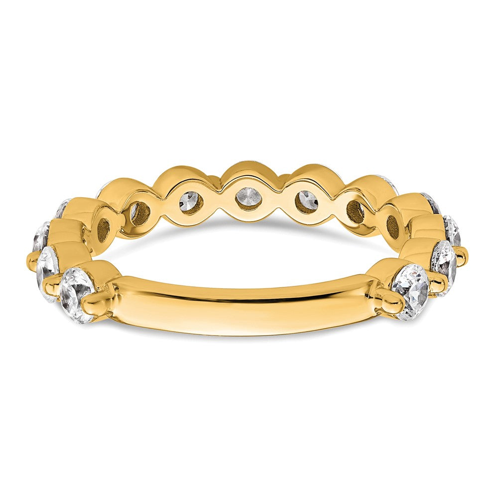 14K Gelbgold True Origin 1 1/2 Karat Im Labor Gezüchtet Diamant Vs D E F Komplett Thirteen Stein Ring