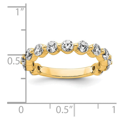 14K Gelbgold True Origin 1 1/2 Karat Im Labor Gezüchtet Diamant Vs D E F Komplett Thirteen Stein Ring