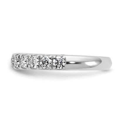 14K Weißgold 7/8 Karat Im Labor Gezüchtet Diamant Vs+ F+ Komplett Ehering Ring