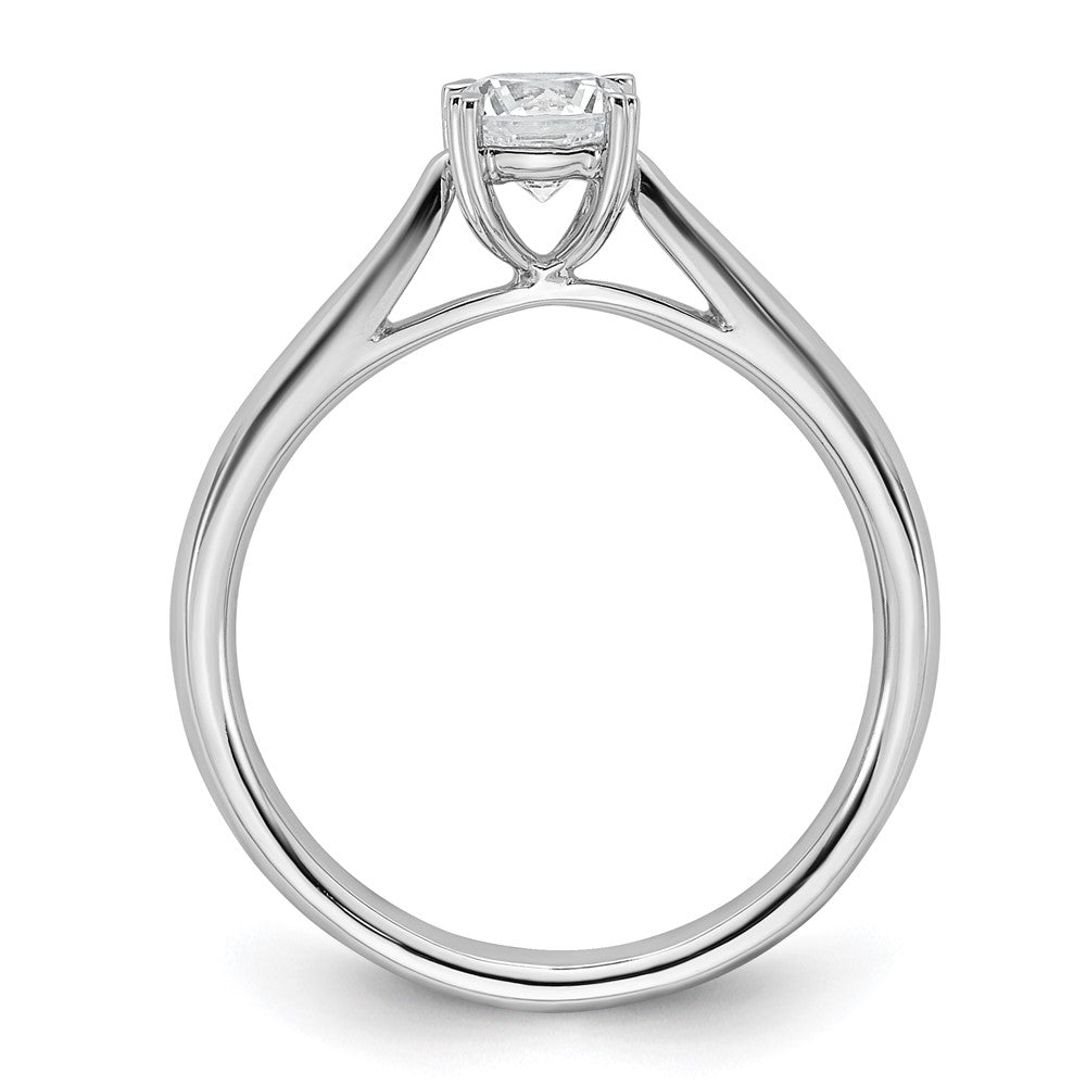 True Origin 14K Weißgold Solitär-Verlobungsring mit 0,5 ct. Labordiamant VS/SI+ G+ im Rundschliff