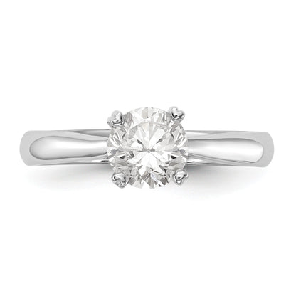 True Origin 14K Weißgold 0,75 ct. zertifizierter, im Labor gezüchteter Diamant VS/SI+ G+ Rund Solitär Verlobungsring