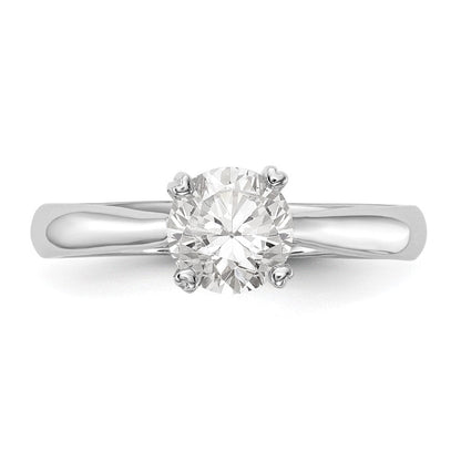 True Origin 14K Weißgold 0,75 ct. zertifizierter, im Labor gezüchteter Diamant VS/SI+ G+ Rund Solitär Verlobungsring