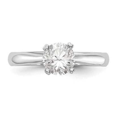 True Origin 14K Weißgold 1 ct. im Labor gezüchteter Diamant VS/SI+ G+ Rund Solitär Verlobungsring