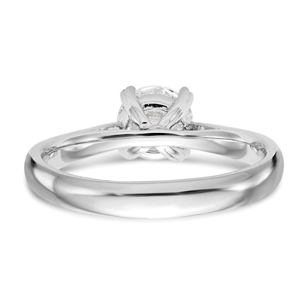 True Origin 14K Weißgold 1 ct. im Labor gezüchteter Diamant VS/SI+ G+ Rund Solitär Verlobungsring