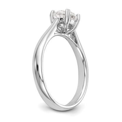True Origin 14K Weißgold 1 ct. im Labor gezüchteter Diamant VS/SI+ G+ Rund Solitär Verlobungsring