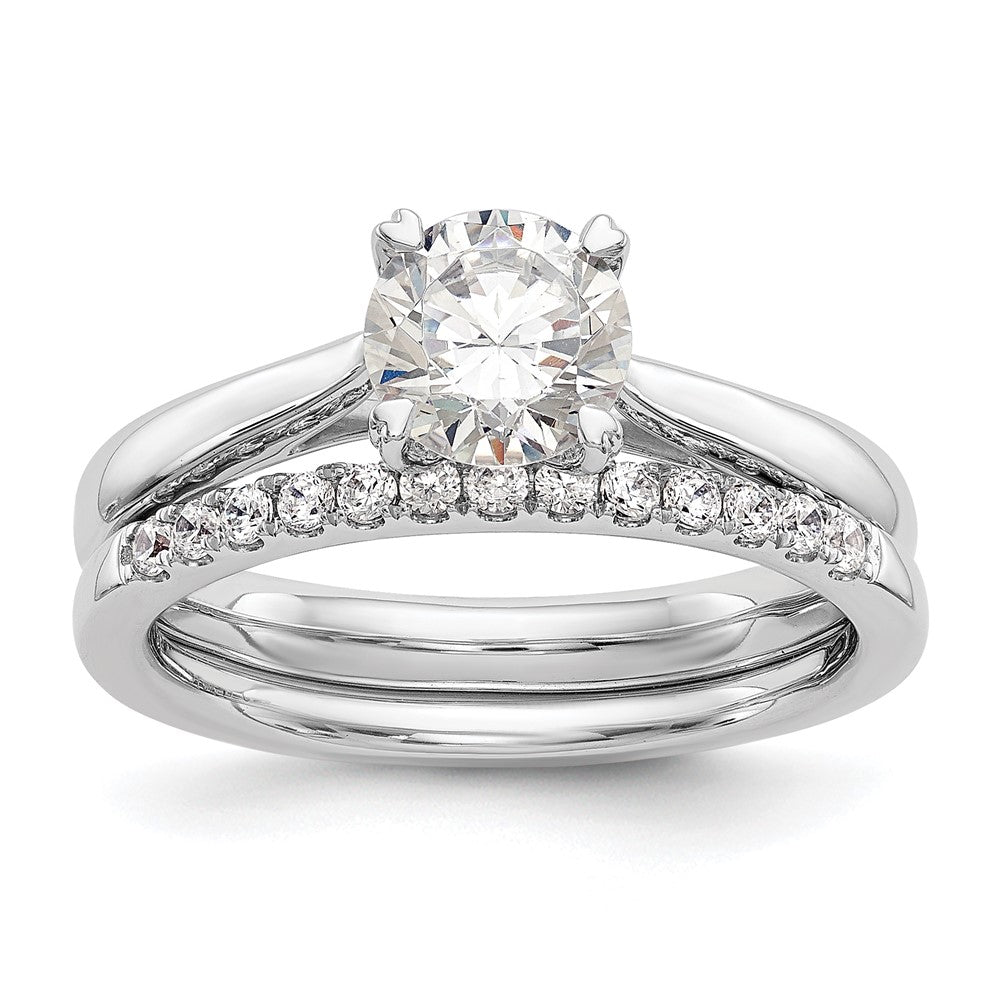 True Origin 14K Weißgold Verlobungsring mit rundem Solitär, 0,75 ct. im Labor gezüchteten Diamanten VS/SI+ G+