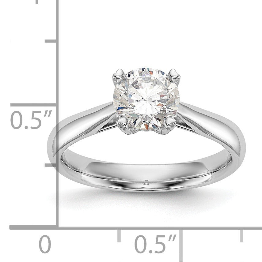 True Origin 14K Weißgold 0,75 ct. zertifizierter, im Labor gezüchteter Diamant VS/SI+ G+ Rund Solitär Verlobungsring