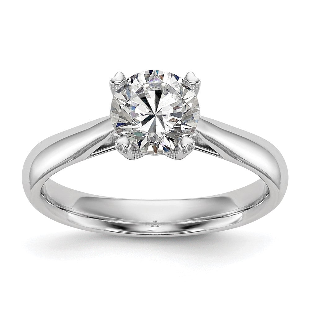 True Origin 14K Weißgold 1 ct. zertifizierter, im Labor gezüchteter Diamant VS/SI+ G+ Rund Solitär-Verlobungsring