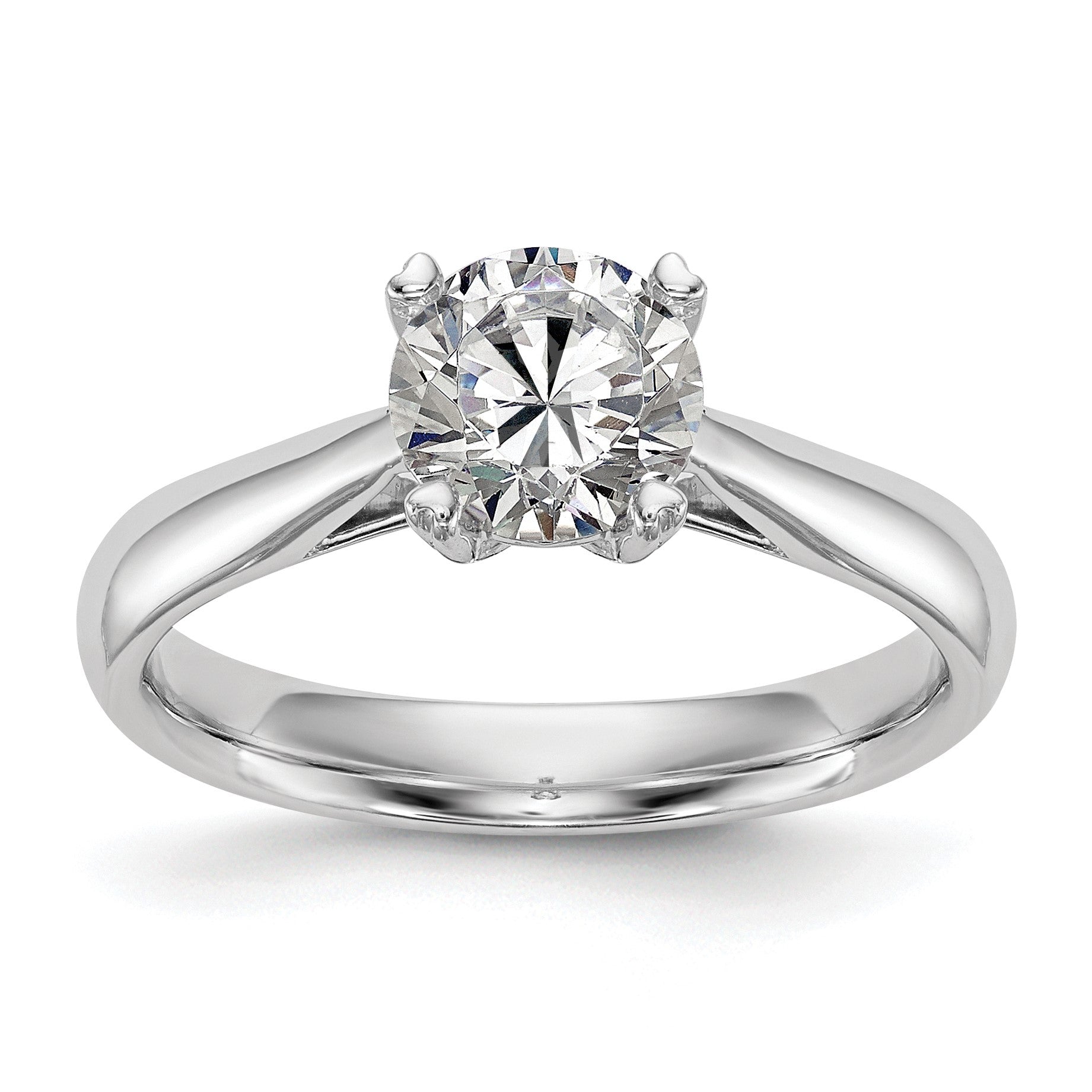 True Origin 14K Weißgold 0,75 ct. zertifizierter, im Labor gezüchteter Diamant VS/SI+ G+ Rund Solitär Verlobungsring