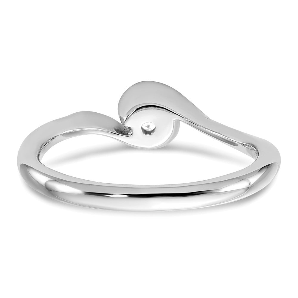 14K Weißgold Verlobungsring mit 0,25 ct. im Rundschliff, Labordiamant (Laborgezüchteter Diamant) Solitär, VS/SI+ G+