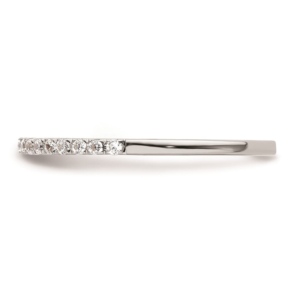Ehering aus 14K Weißgold mit natürlichen Diamanten
