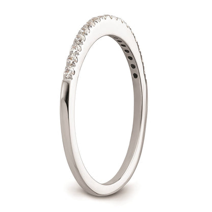Ehering aus 14K Weißgold mit natürlichen Diamanten