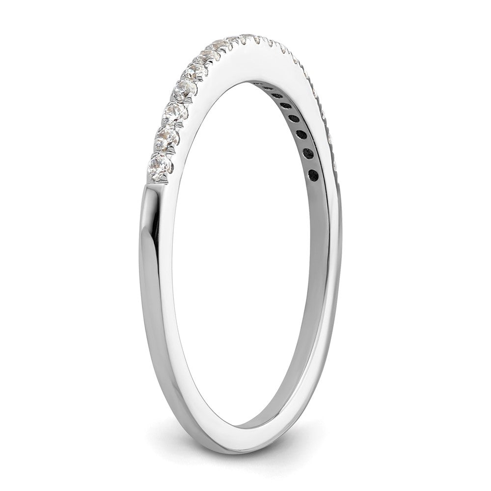 14K Weißgold Ehering mit 0,17 ct. Laborgezüchteten Diamanten, VS/SI+ G+
