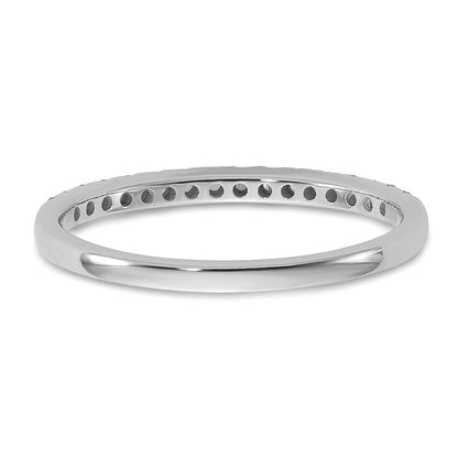 14K Weißgold Ehering mit natürlichen Diamanten