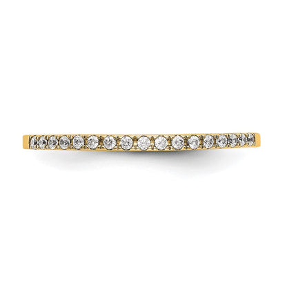 14K Gelbgold Ehering mit 0,25 ct. Labordiamant, VS/SI+ G+, komplett