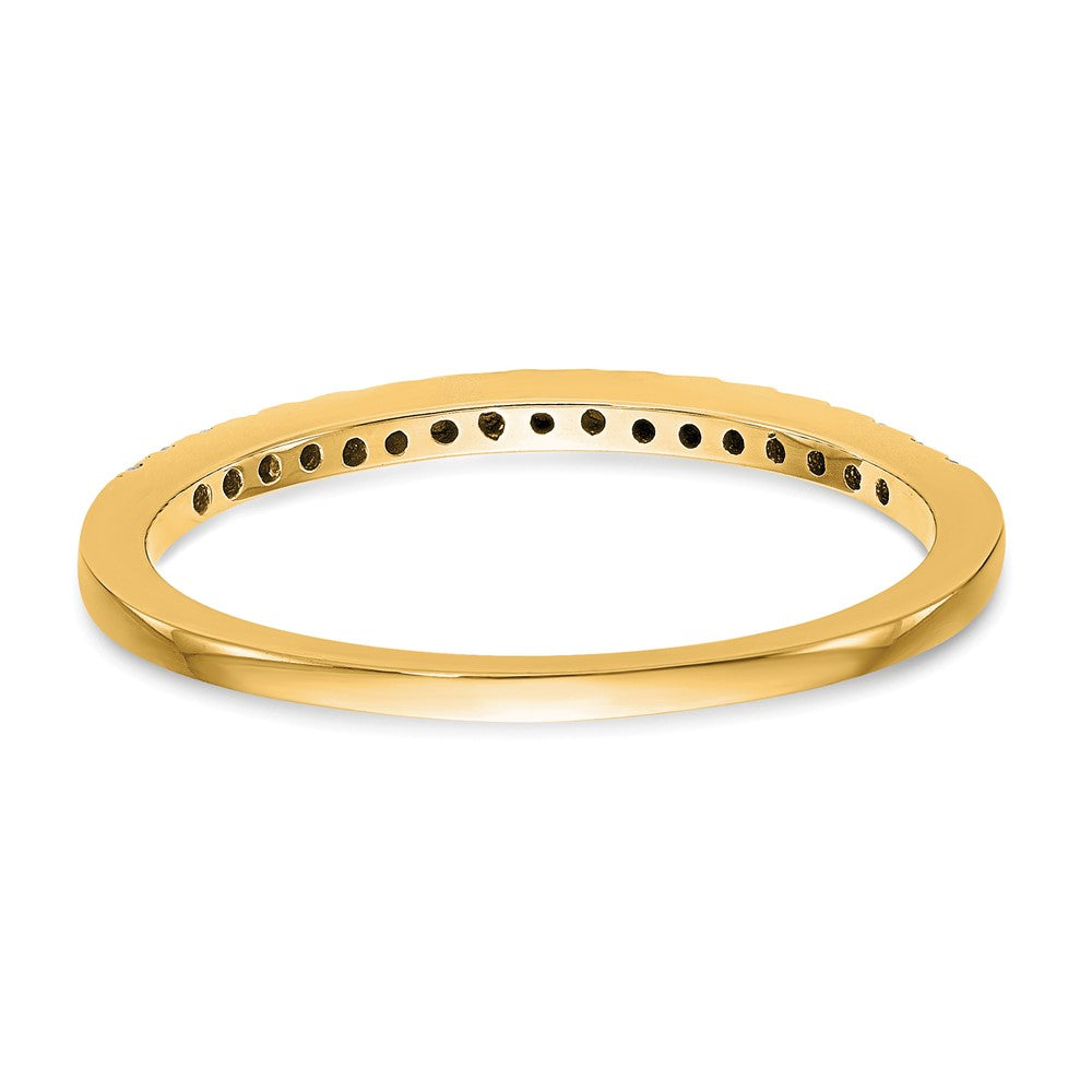 14K Gelbgold Ehering mit 0,25 ct. Labordiamant, VS/SI+ G+, komplett