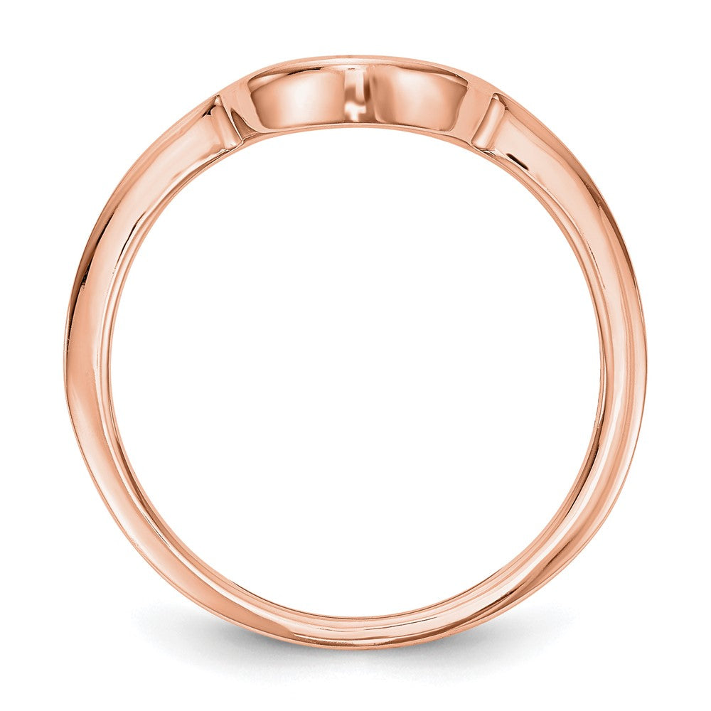 14K Roségold Ehering