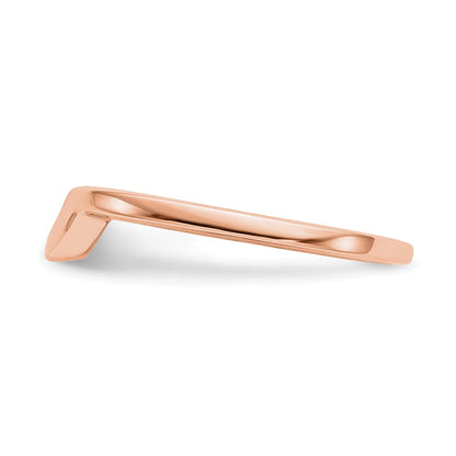14K Roségold Ehering