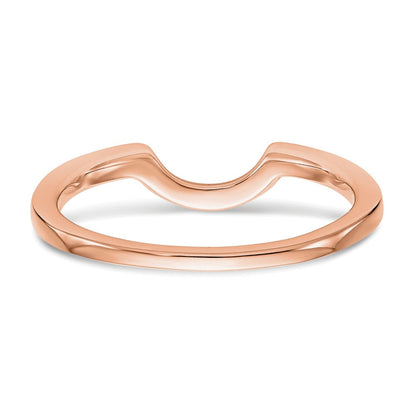 14K Roségold Ehering