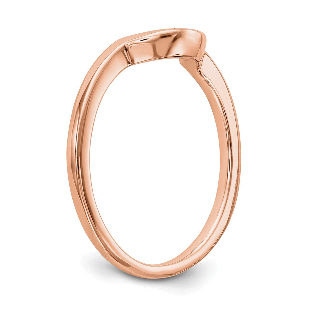 14K Roségold Ehering