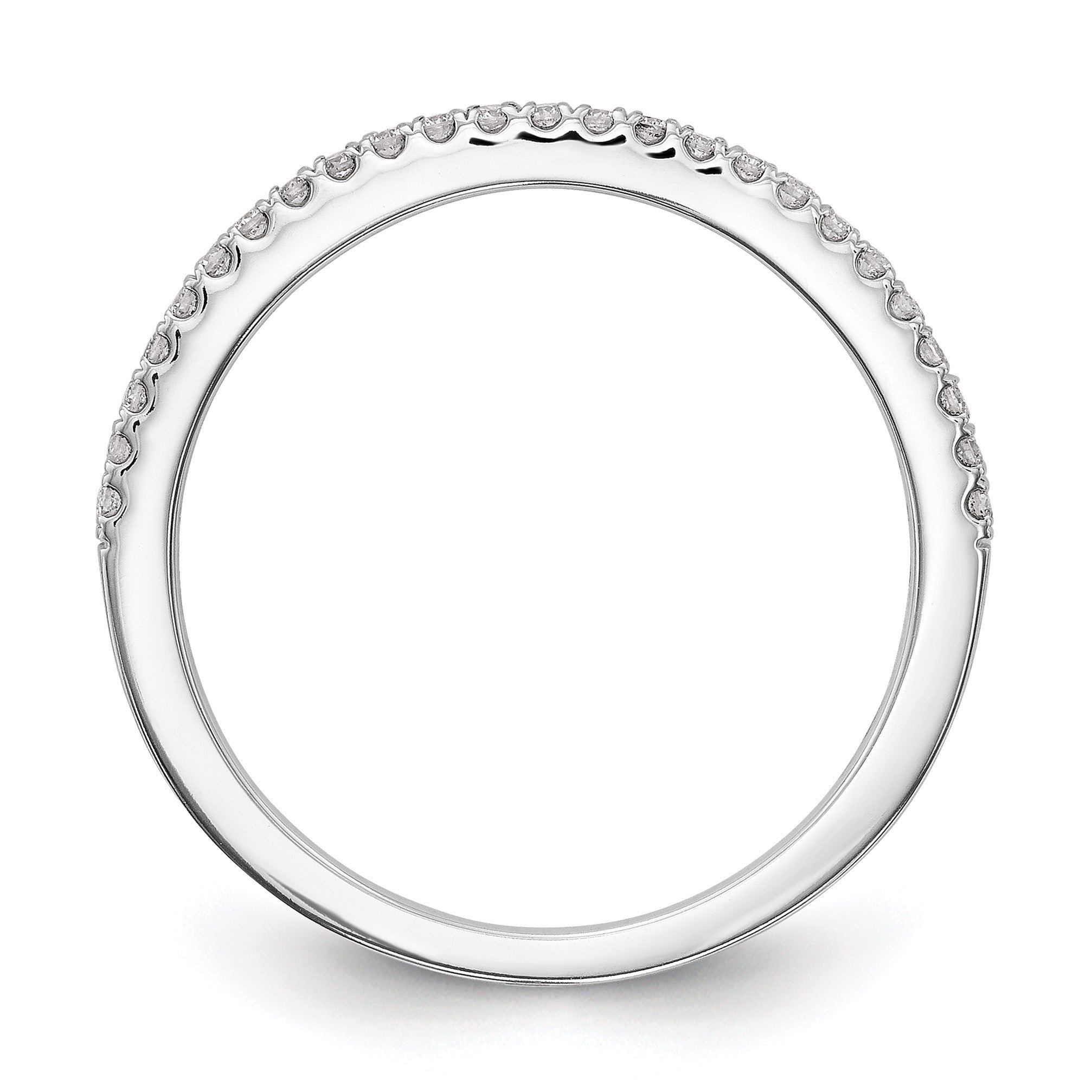 585 Weißgold Set aus 2 Eheringen mit natürlichen Diamanten 0,25 ct