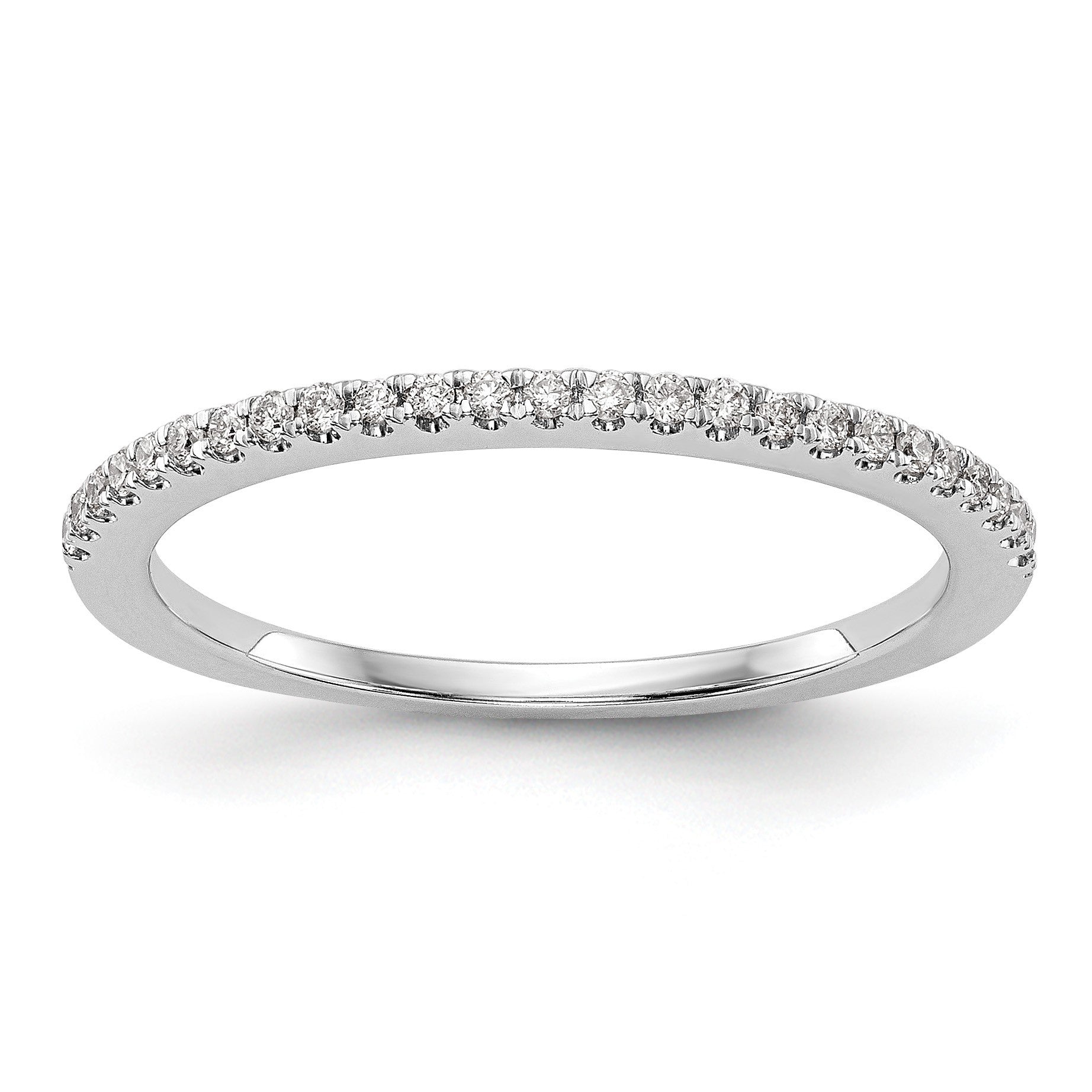 585 Weißgold Set aus 2 Eheringen mit natürlichen Diamanten 0,25 ct