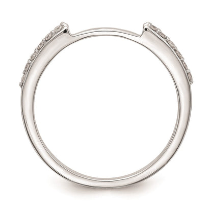 14K Weißgold-Set mit 2 Eheringen mit natürlichen Diamanten