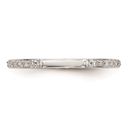 14K Weißgold-Set mit 2 Eheringen mit natürlichen Diamanten