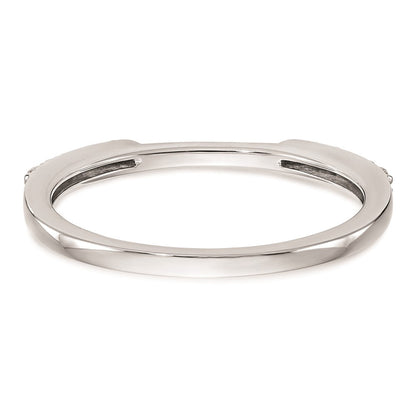 14K Weißgold-Set mit 2 Eheringen mit natürlichen Diamanten