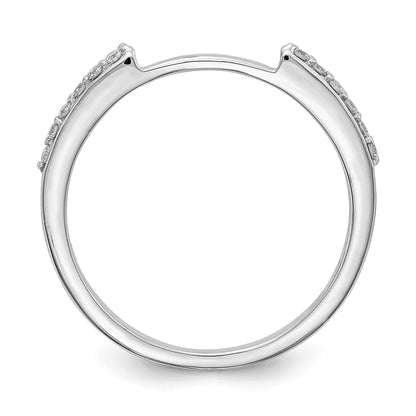 14K Weißgold-Set mit 2 Eheringen mit natürlichen Diamanten